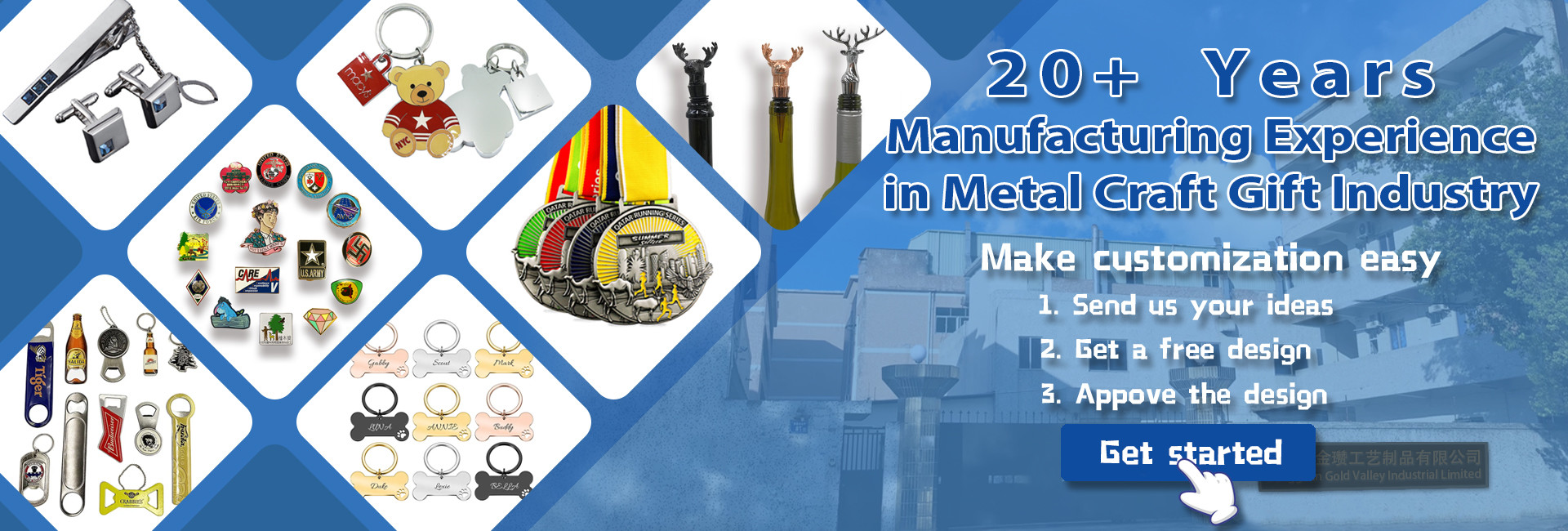 Qualität kundenspezifische Medaille usine