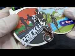 Herstellung von Zinklegierung Metall Sportmedaille Taekwondo Karate Judo Lauf Fußball 2D 3D Preis